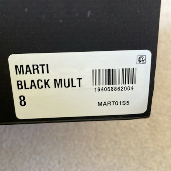 Betsey Johnson Marti Black Multi Chunky Platform Creeper Lace Up Jeweled Shoe 8 - Picture 13 of 13